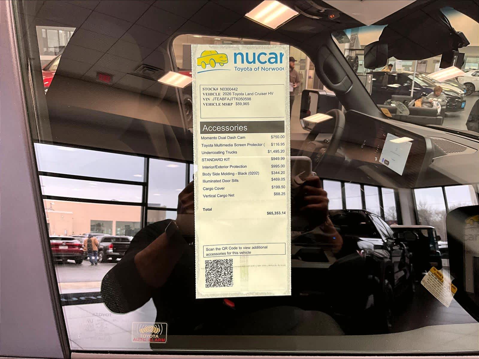 new 2026 Toyota Land Cruiser car, priced at $56,025