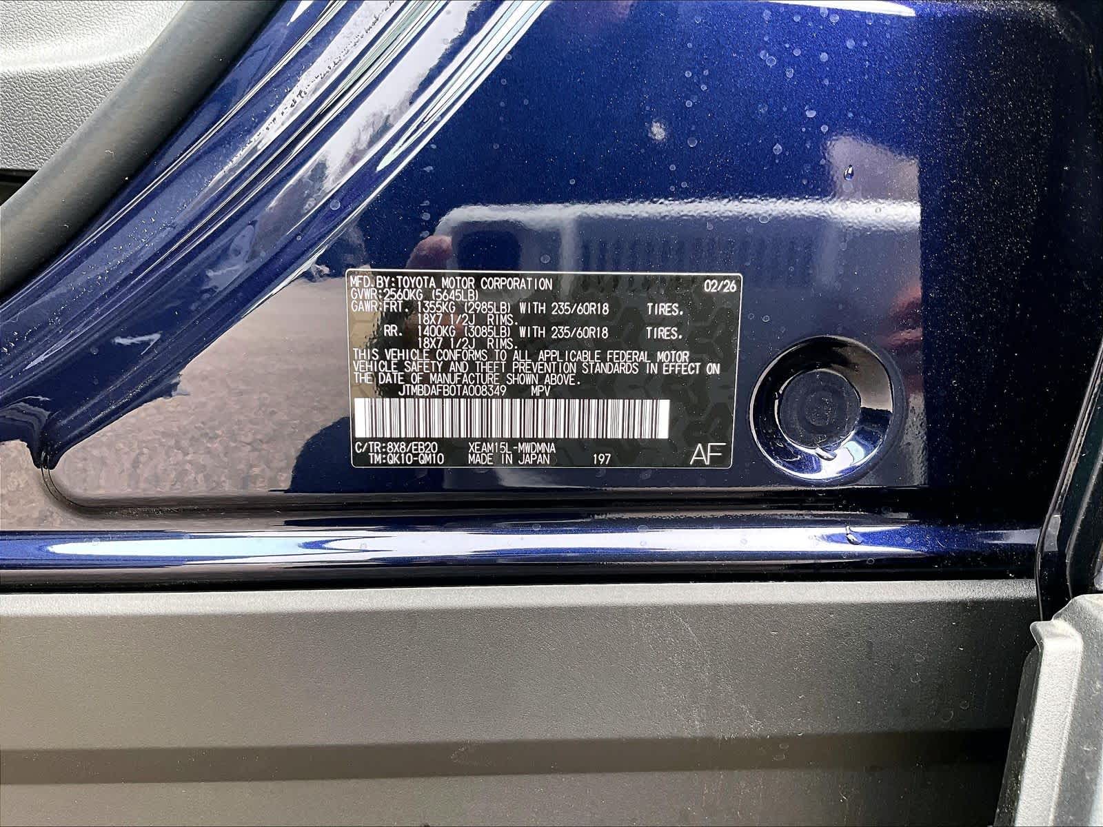 new 2026 Toyota bZ car, priced at $40,576