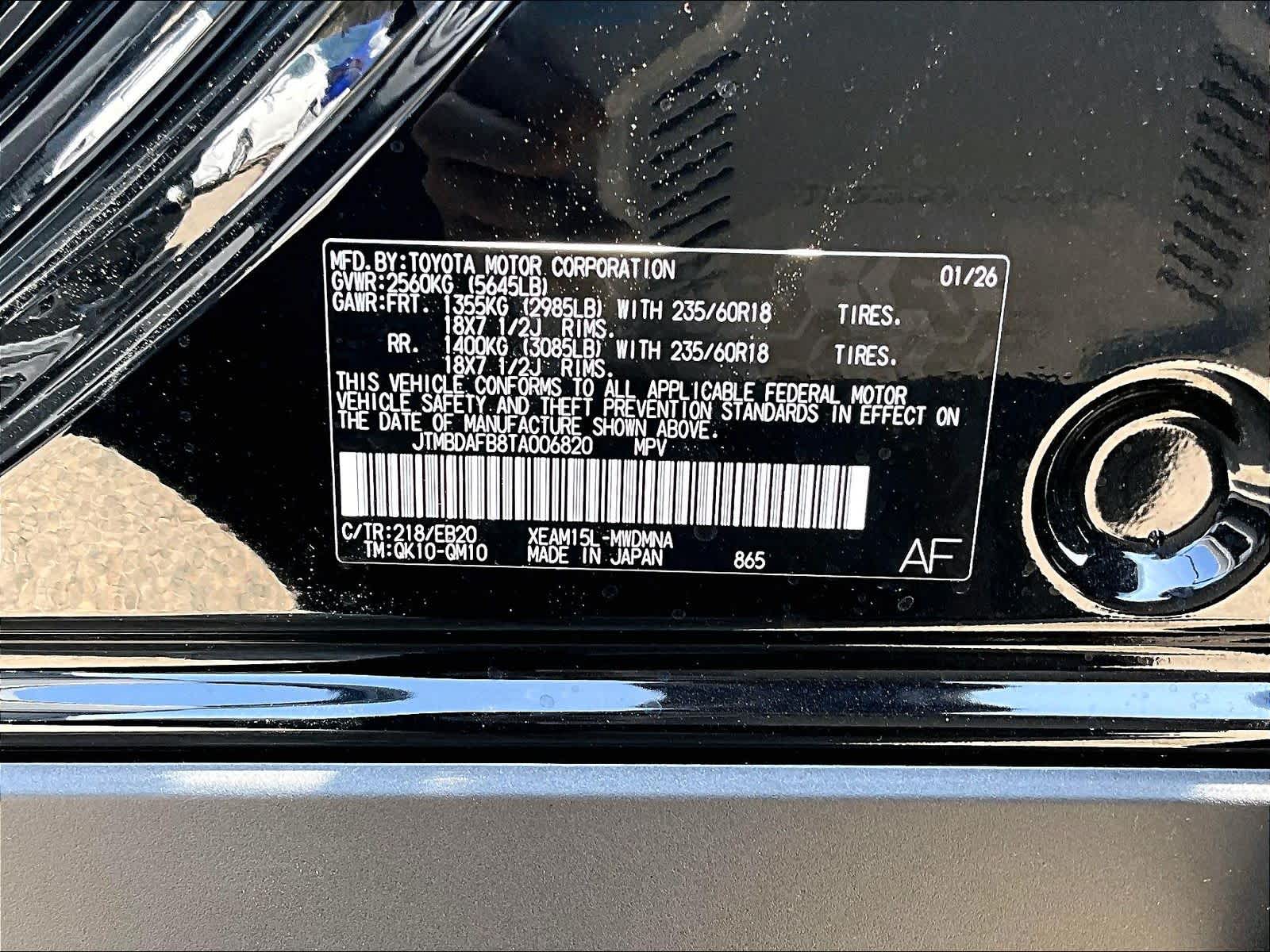 new 2026 Toyota bZ car, priced at $40,482