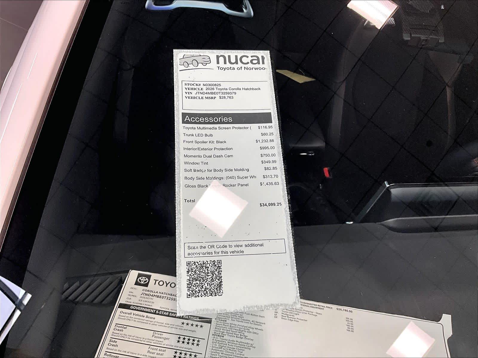 new 2026 Toyota Corolla car, priced at $27,021