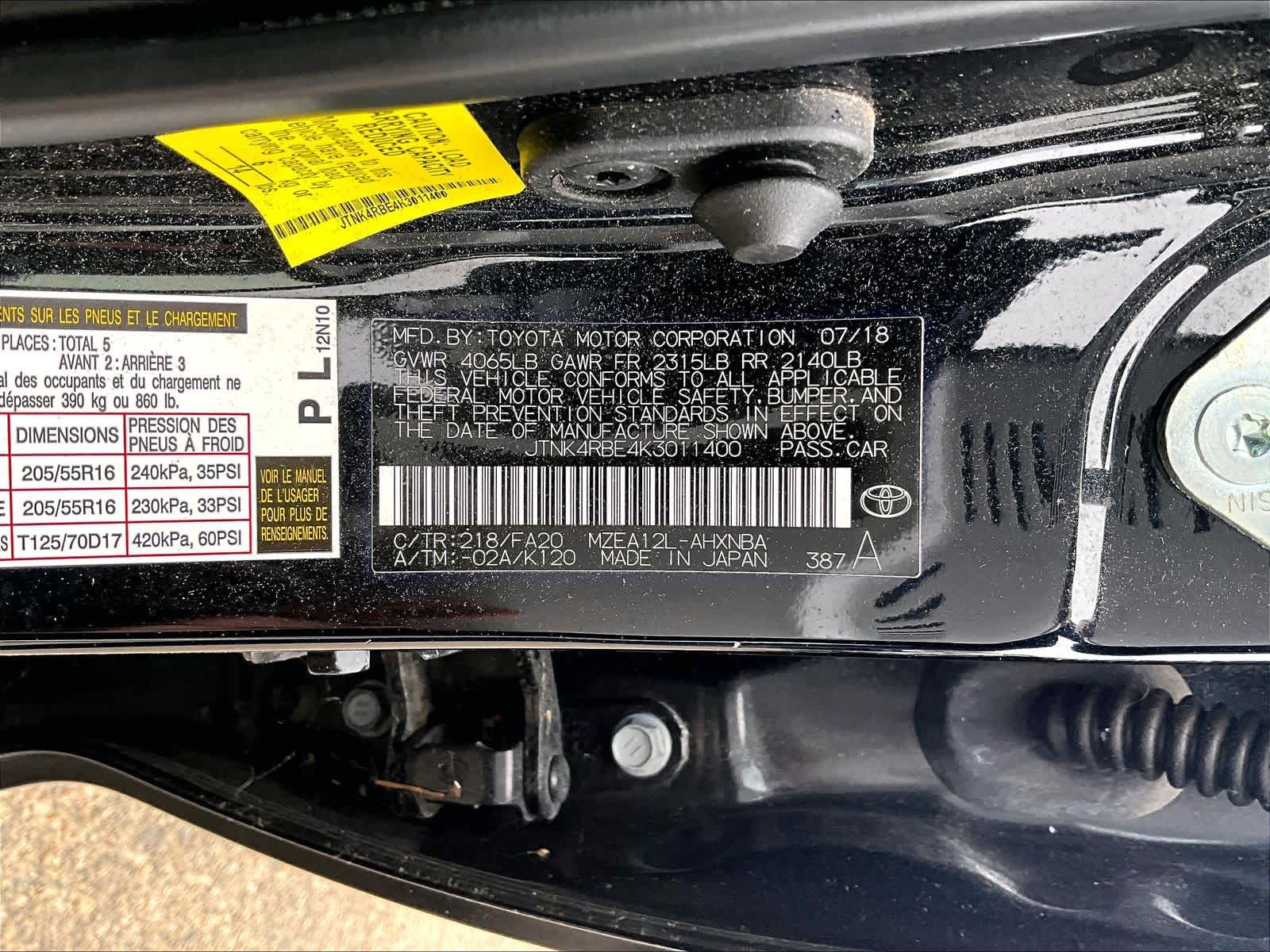 used 2019 Toyota Corolla Hatchback car, priced at $17,423