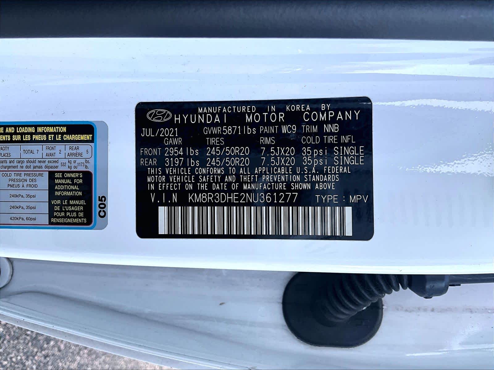 used 2022 Hyundai Palisade car, priced at $30,573