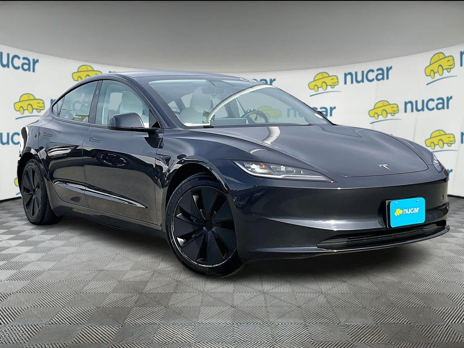 Gray (Stealth Grey) 2025 Tesla Model 3 Long Range AWD Sedan All-Wheel Drive 1-Speed Automatic