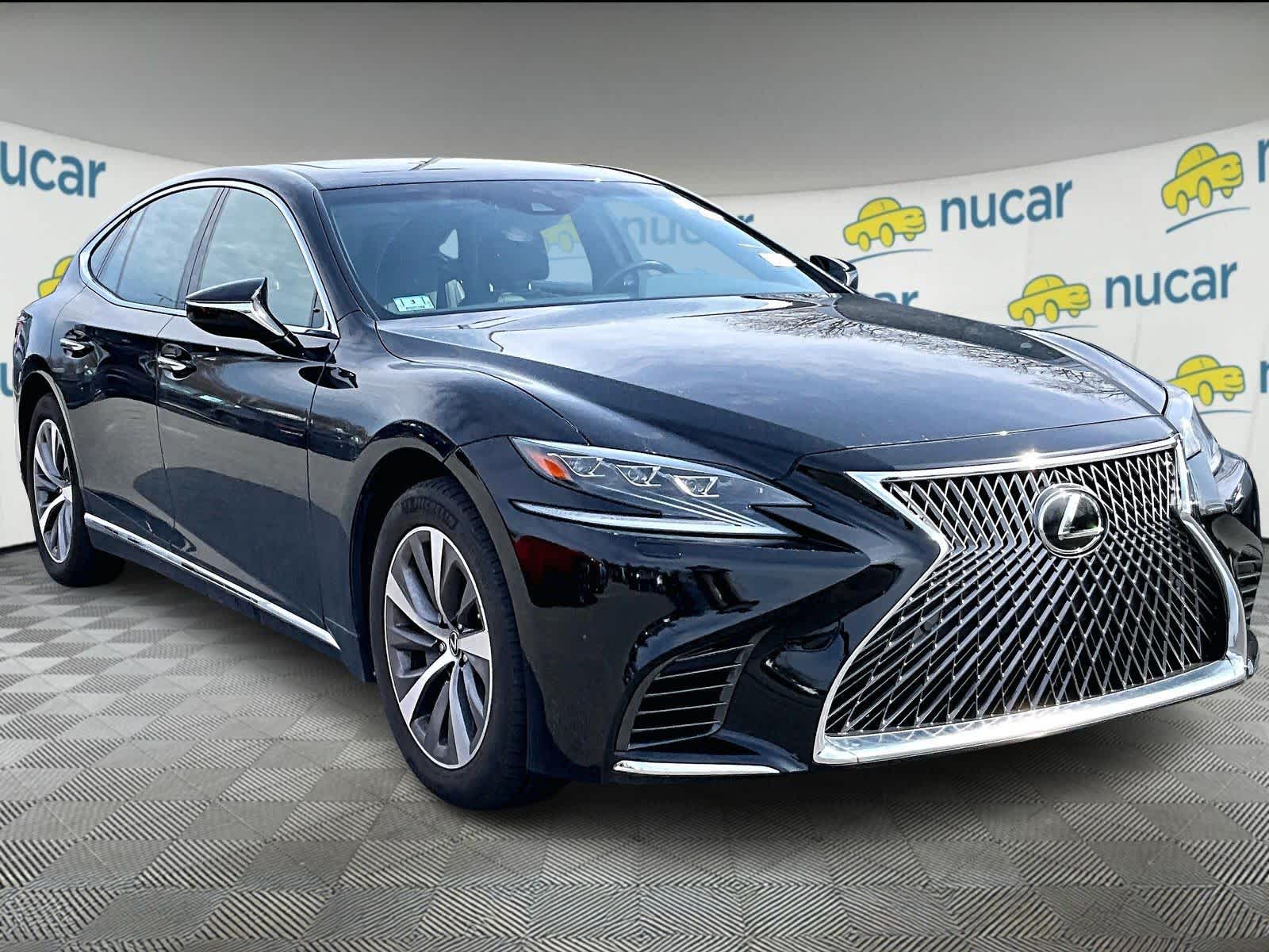Black (Obsidian) 2019 Lexus LS 500 AWD Sedan All-Wheel Drive Automatic