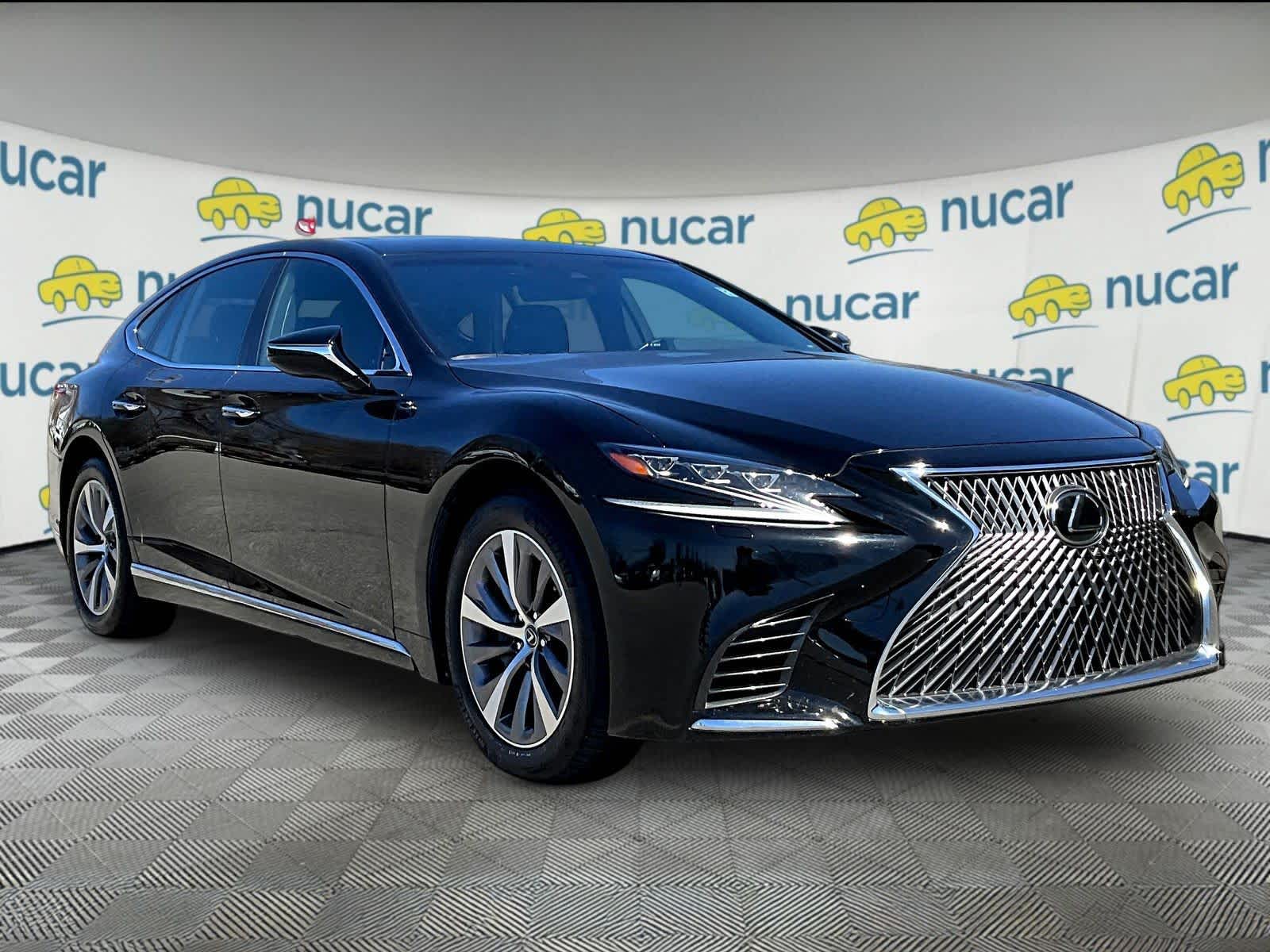Black (Obsidian) 2019 Lexus LS 500 AWD Sedan All-Wheel Drive Automatic