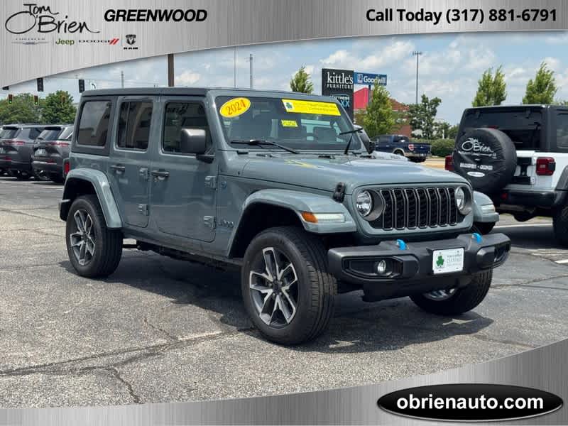 Anvil Clear Coat 2024 Jeep Wrangler 4xe SUV / Crossover Four-Wheel Drive 8-Speed Automatic