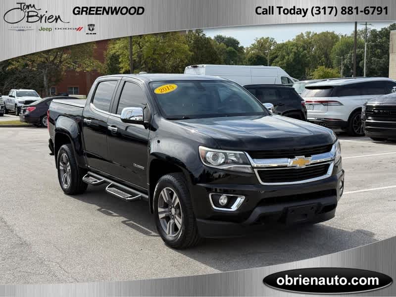 Black 2015 Chevrolet Colorado Pickup Truck Four-Wheel Drive 6-Speed Automatic