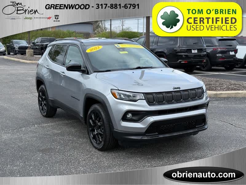 Billet Silver Metallic Clearcoat 2022 Jeep Compass Altitude 4WD SUV / Crossover Four-Wheel Drive 9-Speed Automatic