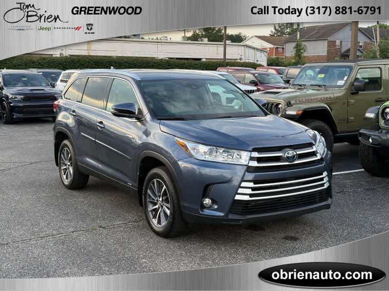 Shoreline Blue Pearl 2019 Toyota Highlander Hybrid SUV / Crossover All-Wheel Drive Continuously Variable Transmission