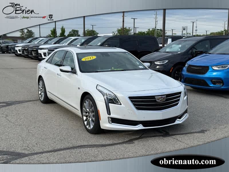 Crystal White Tricoat 2017 Cadillac CT6 3.6L Premium Luxury AWD Sedan All-Wheel Drive 8-Speed Automatic