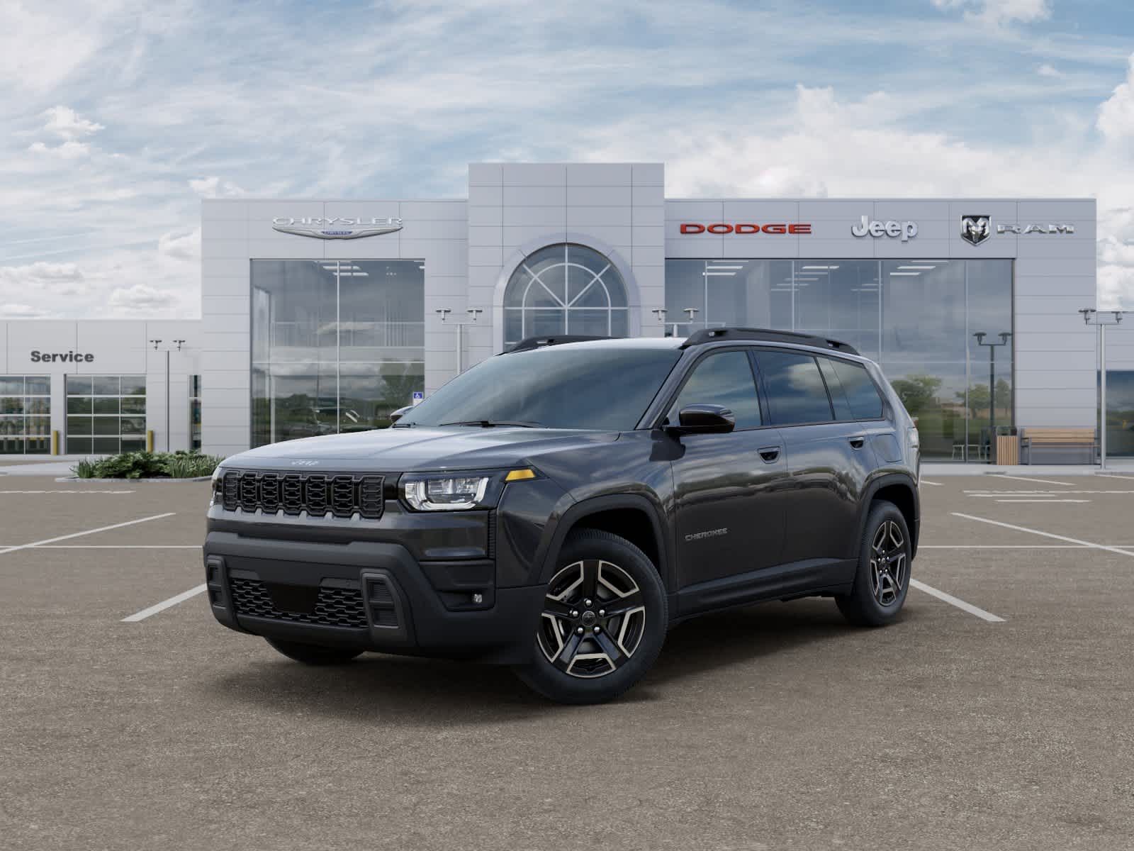Sting-Gray Clearcoat 2026 Jeep Cherokee Laredo 4WD SUV / Crossover Four-Wheel Drive Continuously Variable Transmission