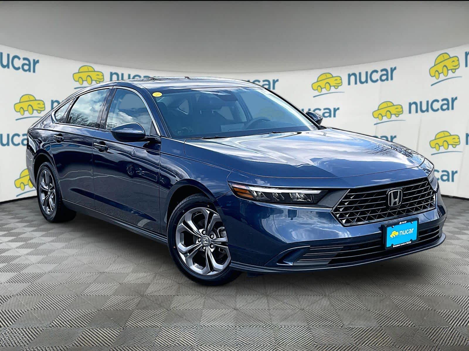 Canyon River Blue Metallic 2023 Honda Accord EX FWD Sedan Front-Wheel Drive Continuously Variable Transmission