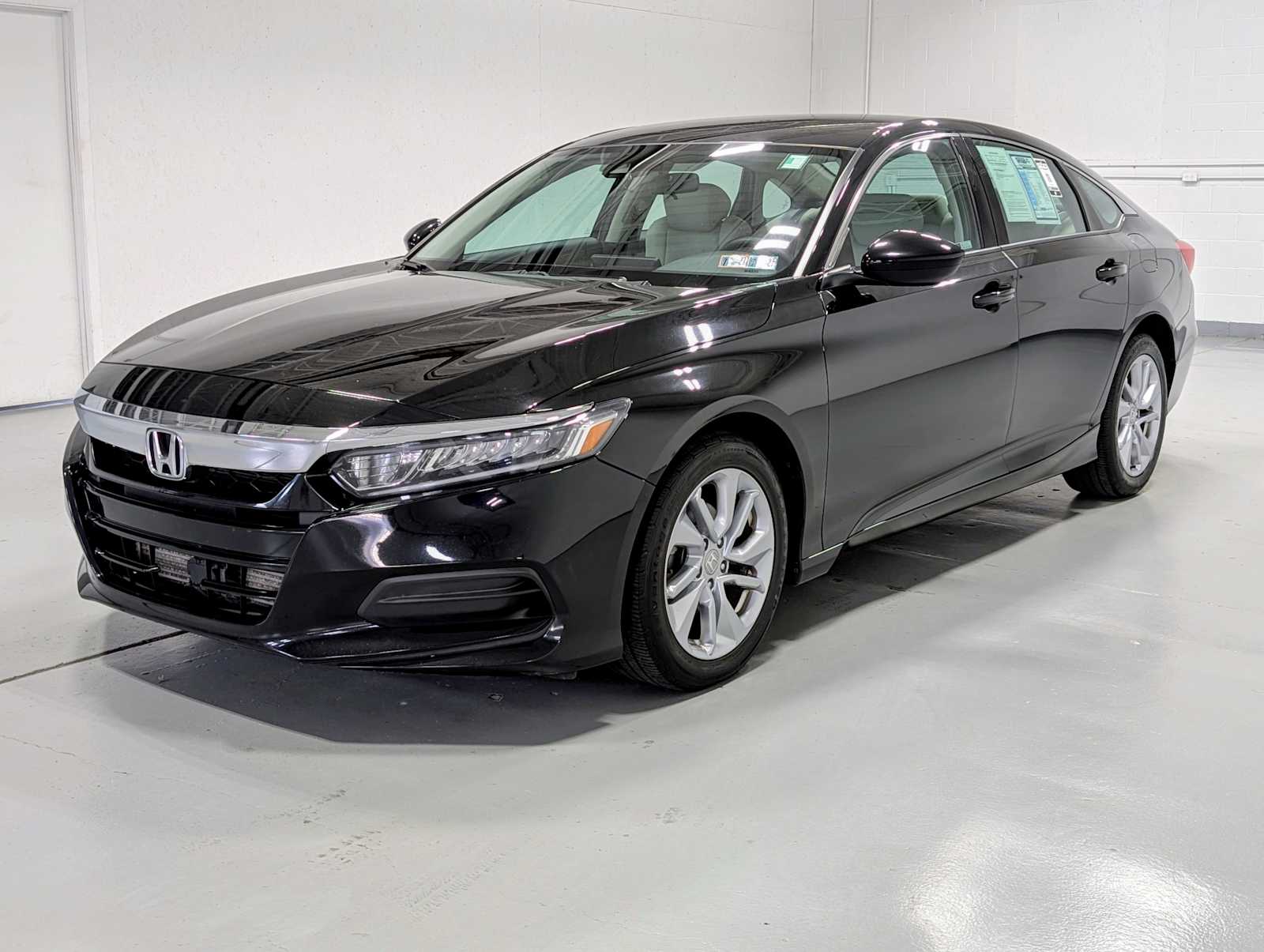Crystal Black Pearl 2018 Honda Accord Sedan Front-Wheel Drive Continuously Variable Transmission