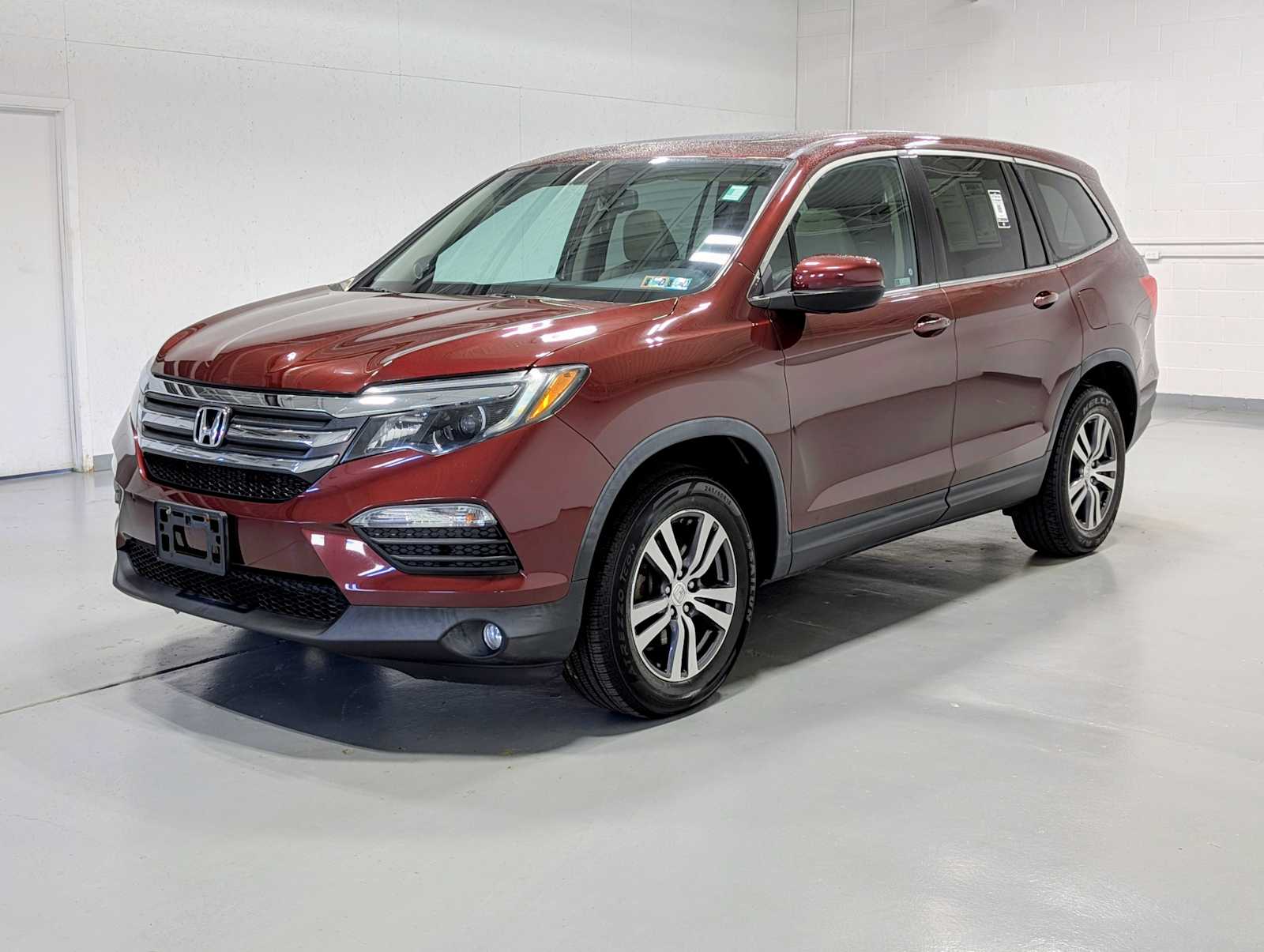 Red 2018 Honda Pilot EX-L AWD SUV / Crossover All-Wheel Drive 6-Speed Automatic