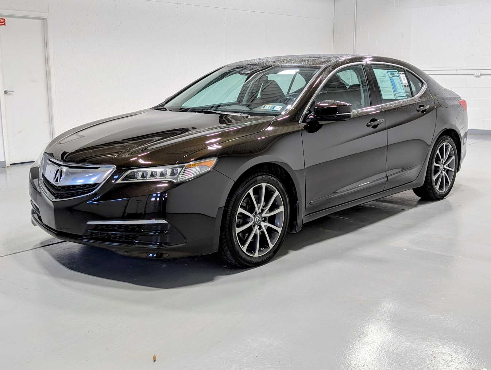 Black Copper Pearl 2015 Acura TLX V6 SH-AWD with Technology Package Sedan All-Wheel Drive 9-Speed Automatic