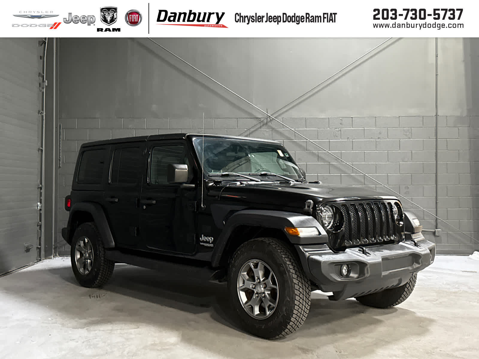 Black Clearcoat 2020 Jeep Wrangler SUV / Crossover Four-Wheel Drive 8-Speed Automatic