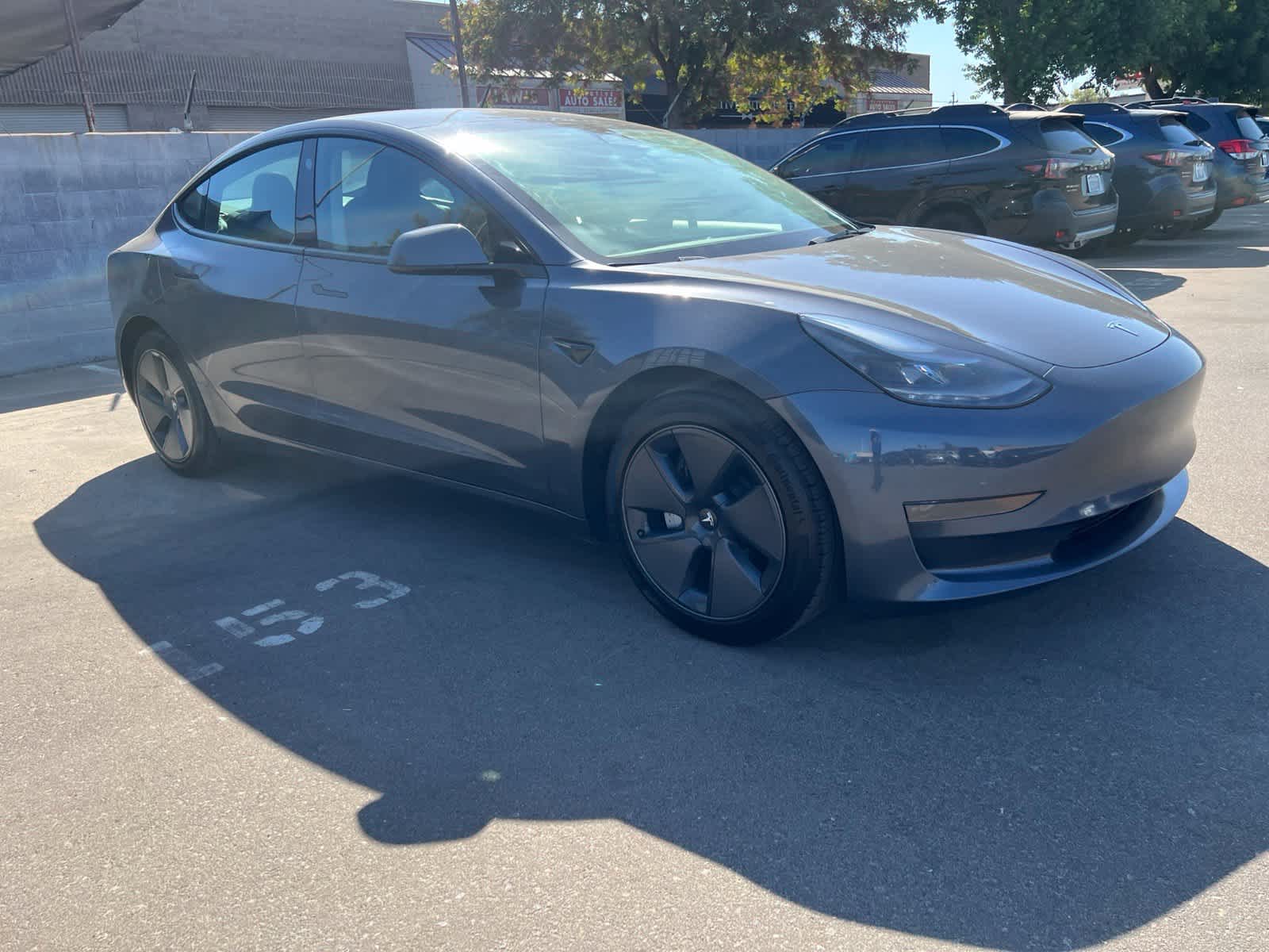 Used 2023 Tesla Model 3 Base with VIN 5YJ3E1EA1PF689760 for sale in Fresno, CA