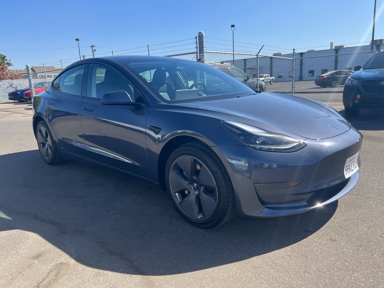 Used 2023 Tesla Model 3 Base with VIN 5YJ3E1EA4PF613272 for sale in Fresno, CA