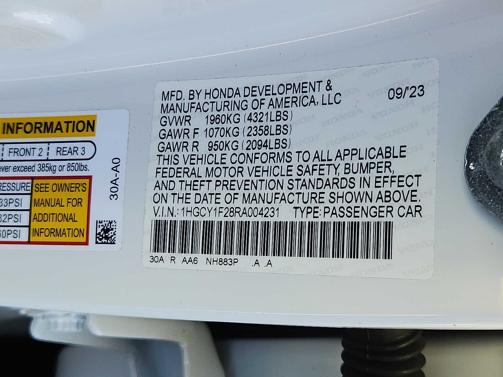Used 2024 Honda Accord Sedan