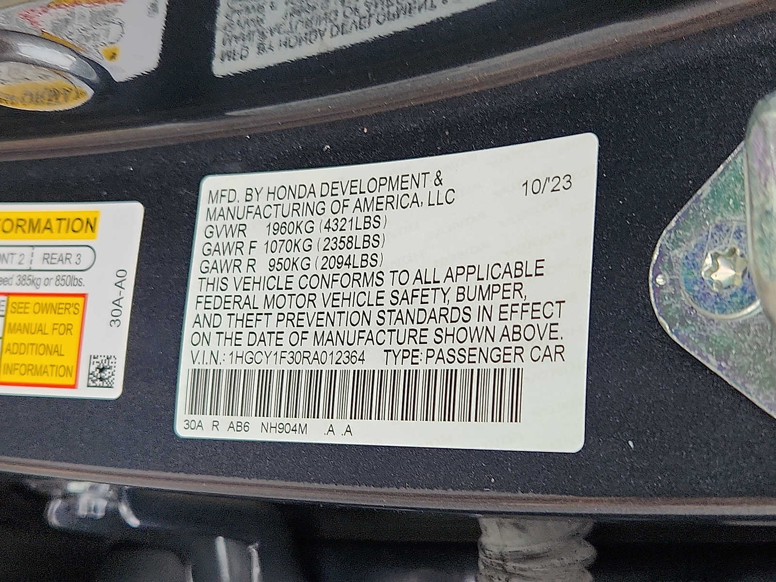 Used 2024 Honda Accord Sedan