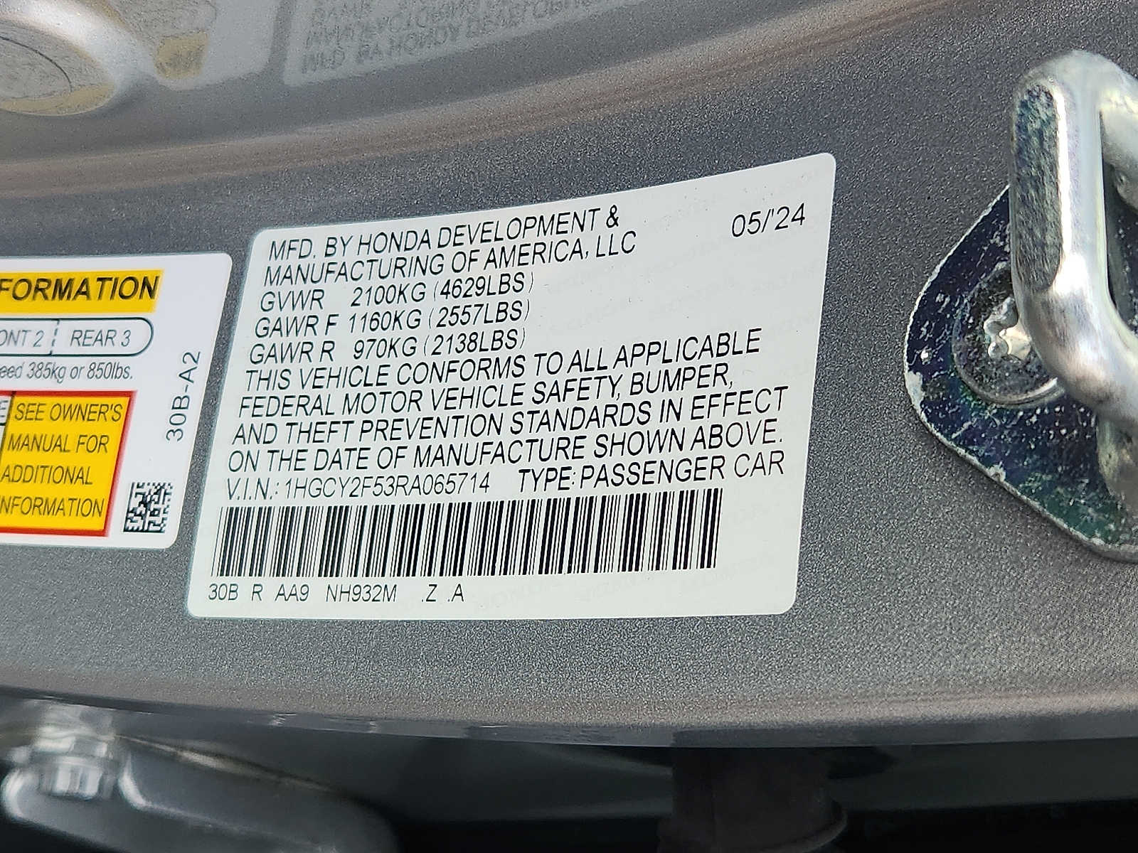 2024 Honda Accord Hybrid Sport - Photo 25