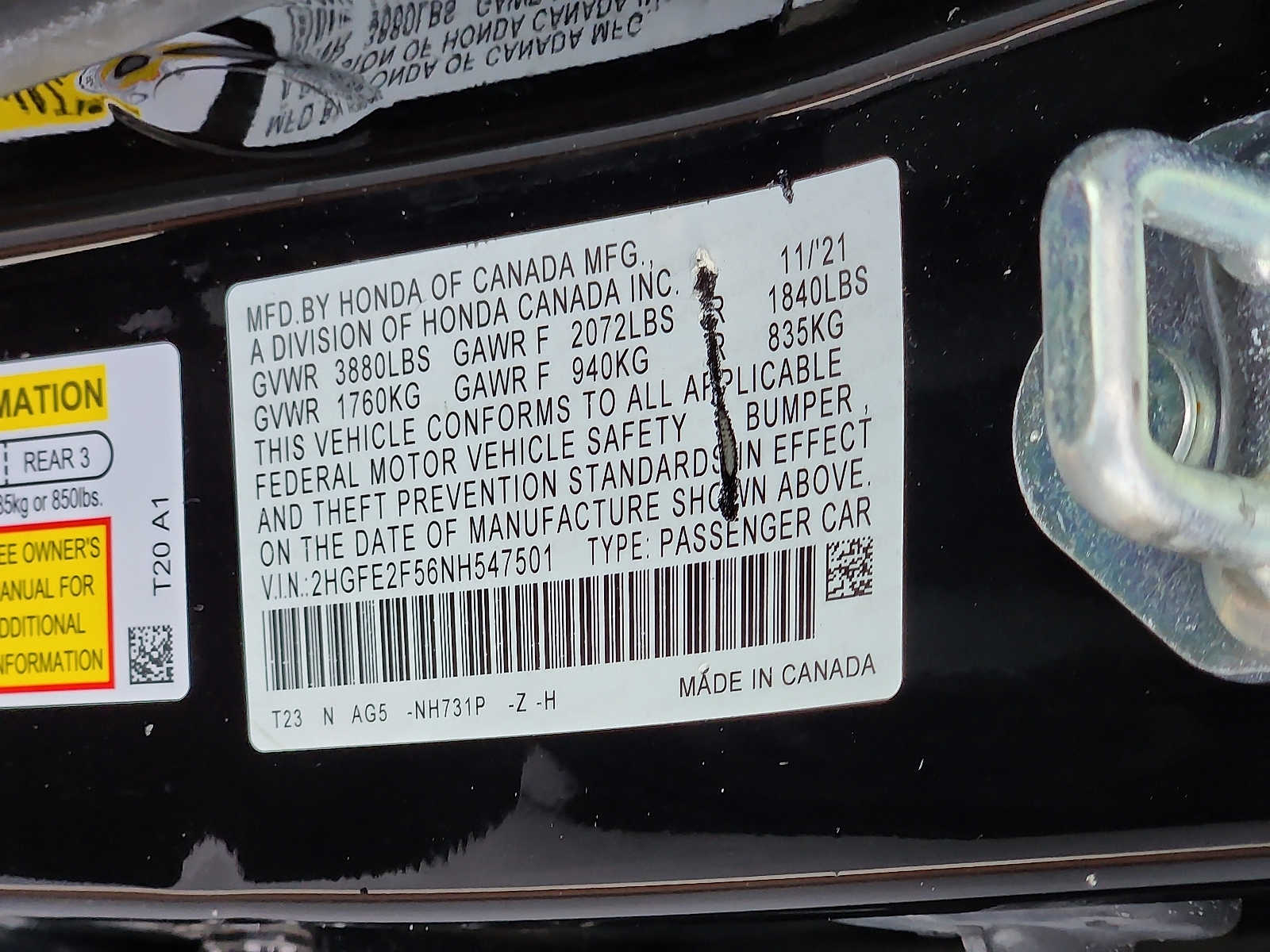 Used 2022 Honda Civic Sedan