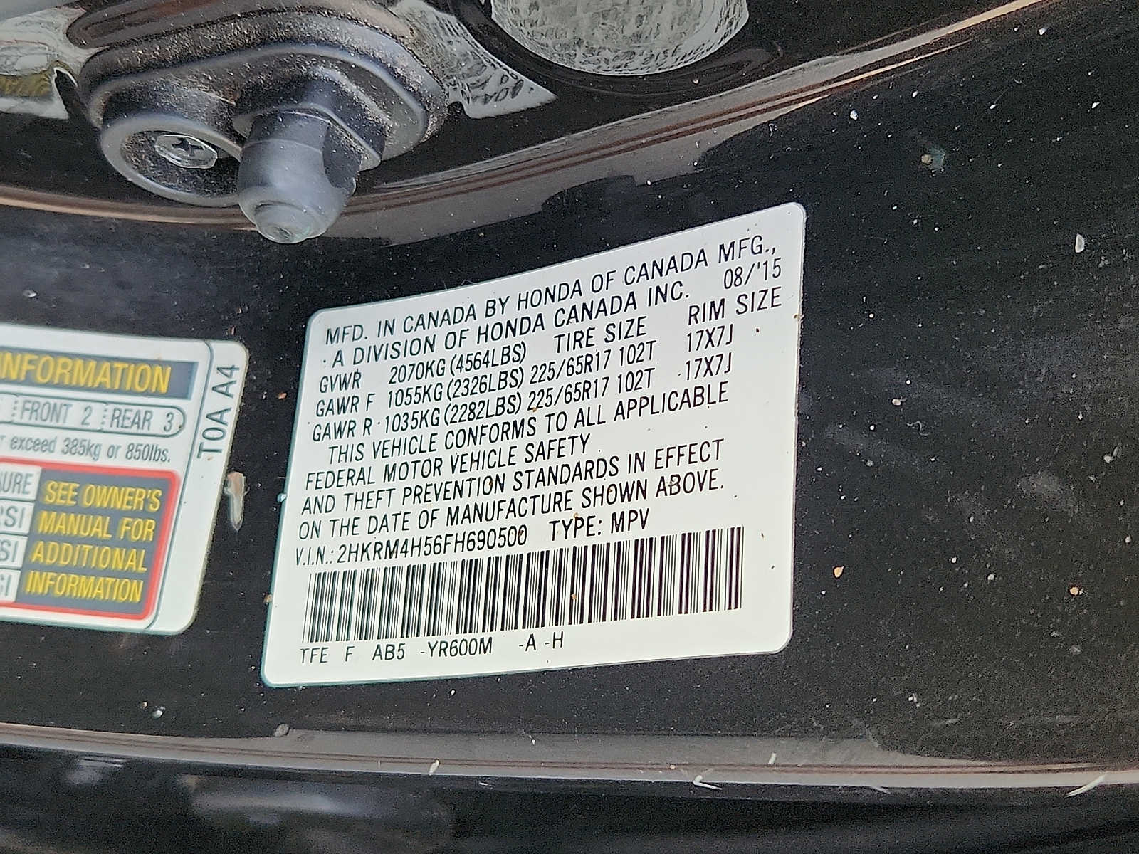 Used 2015 Honda CR-V SUV