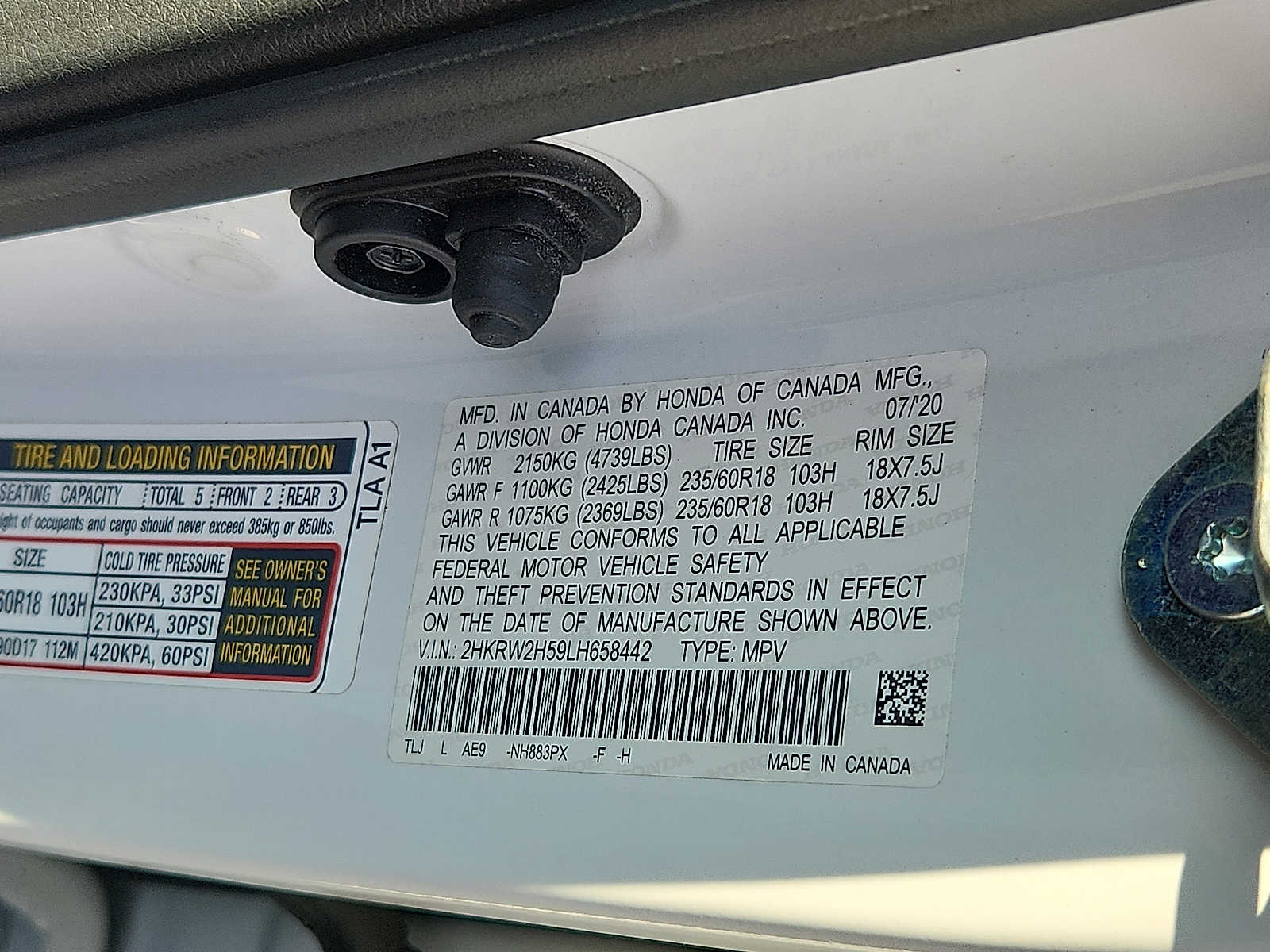 Used 2020 Honda CR-V SUV