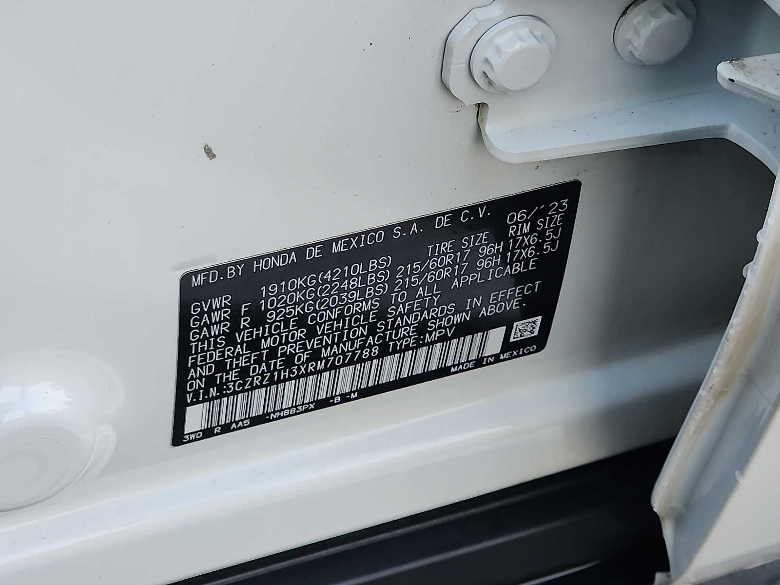 Used 2024 Honda HR-V SUV
