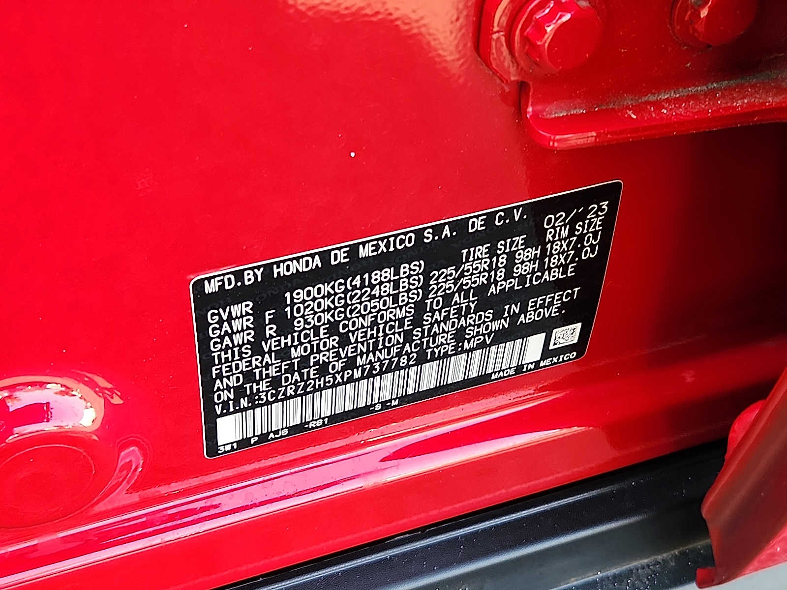 Used 2023 Honda HR-V SUV