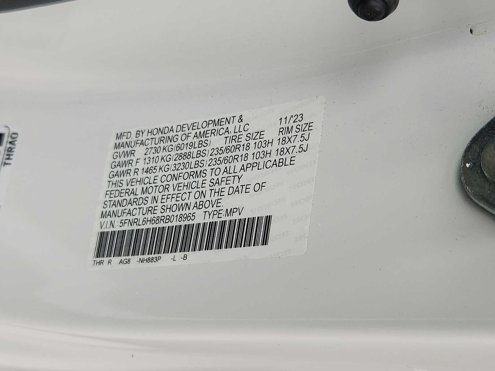 2024 Honda Odyssey EX-L - Photo 26