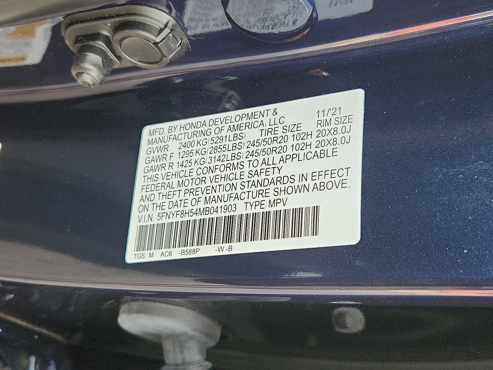 Used 2021 Honda Passport SUV