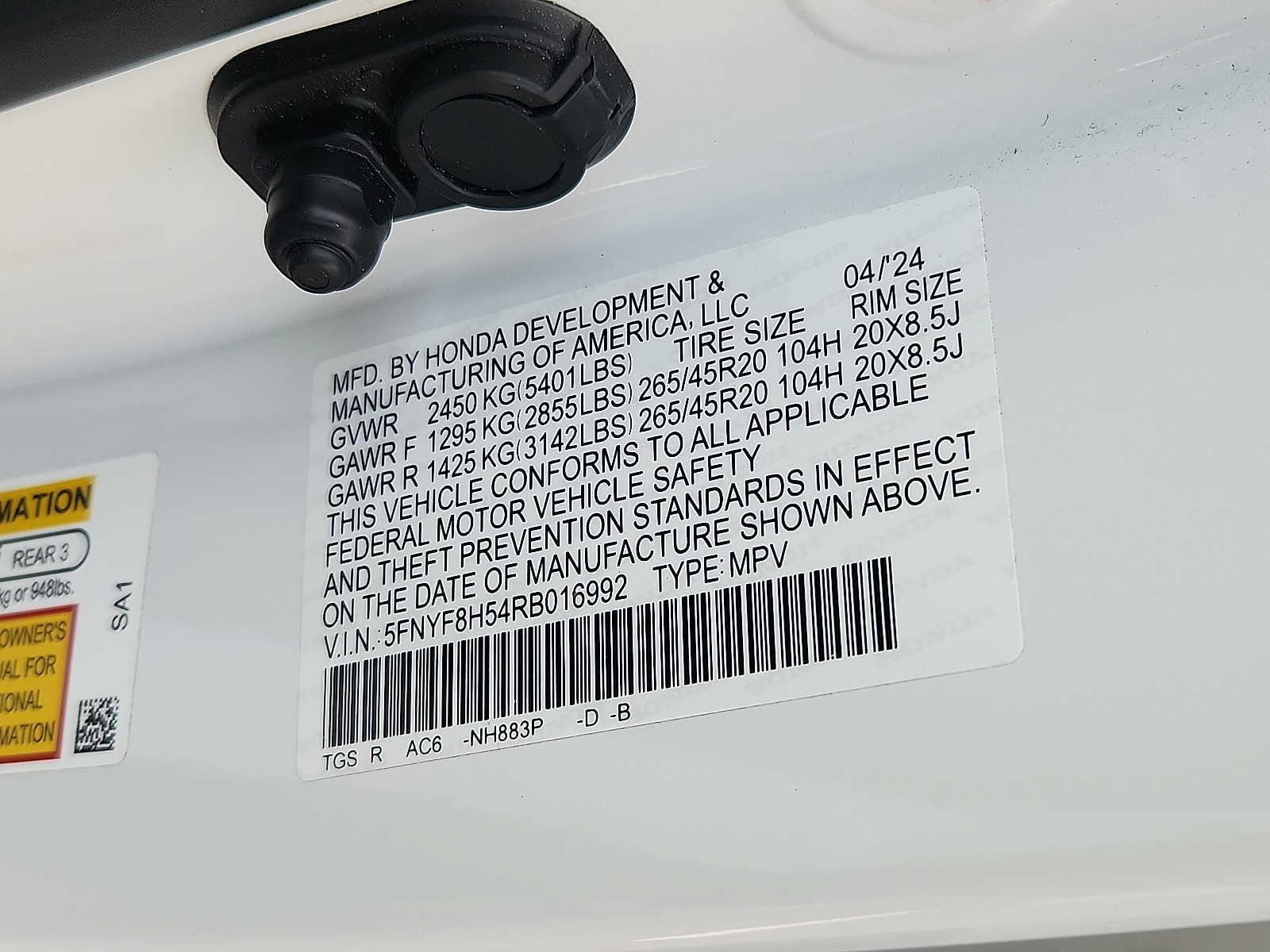 Used 2024 Honda Passport SUV