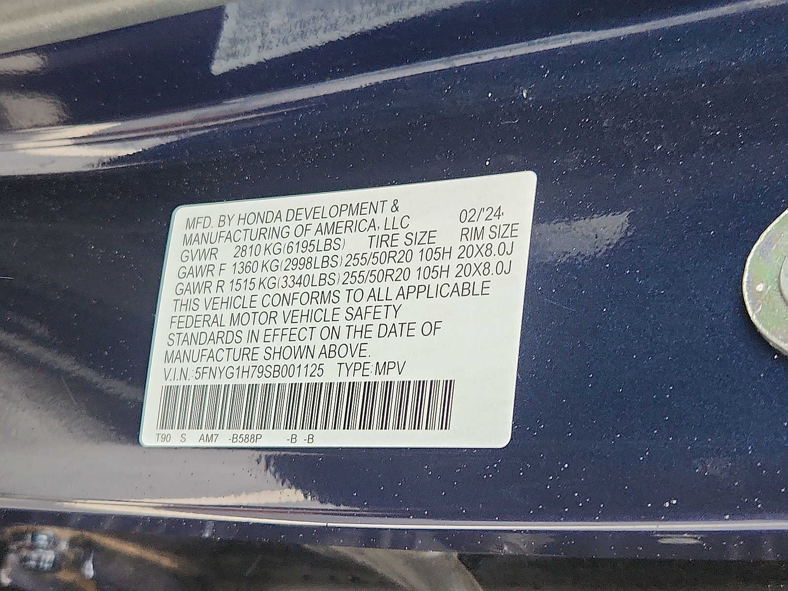 2025 Honda Pilot Touring - Photo 27