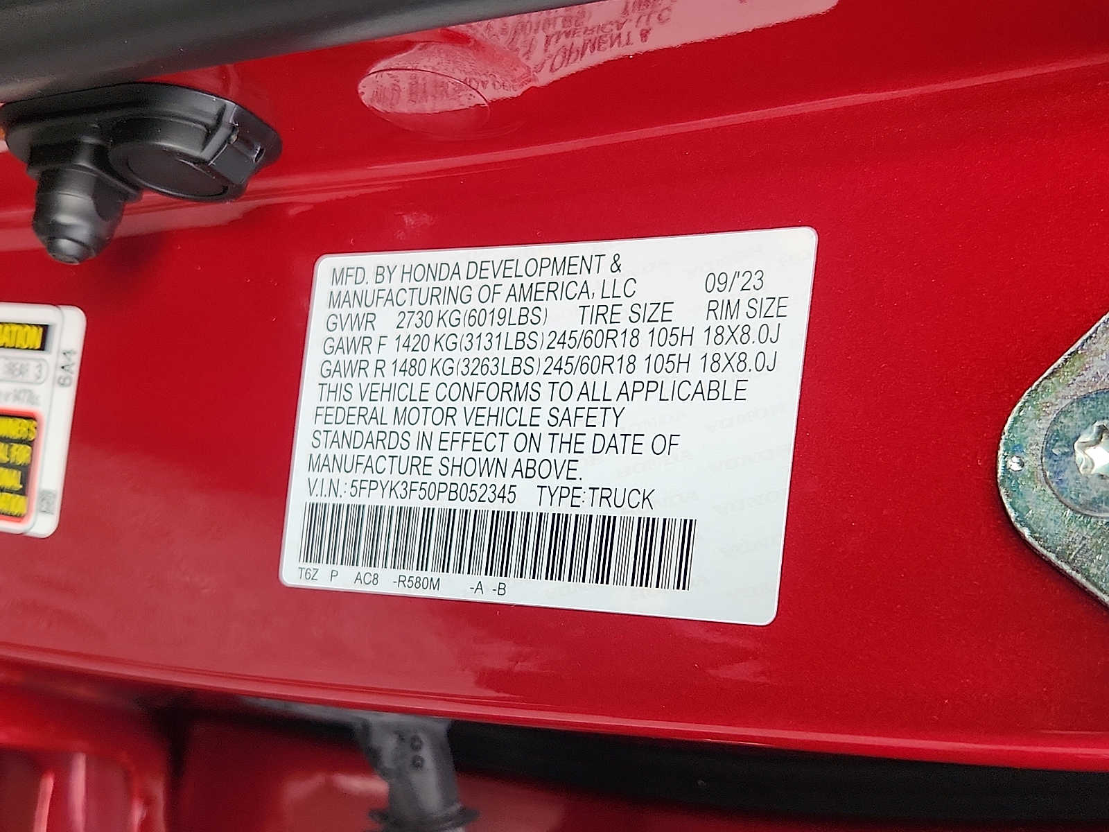 Used 2023 Honda Ridgeline Truck