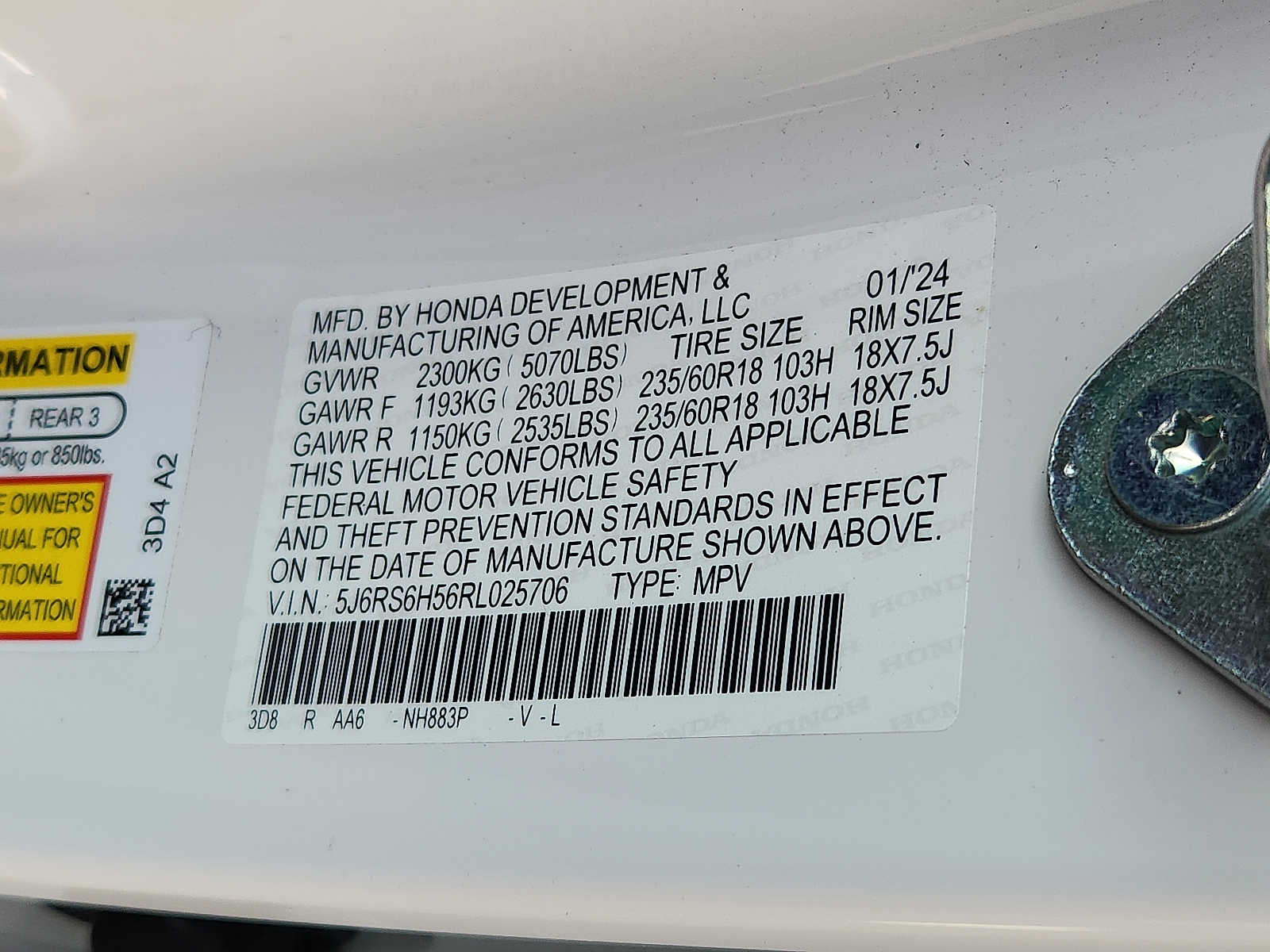 Used 2024 Honda CR-V Hybrid SUV