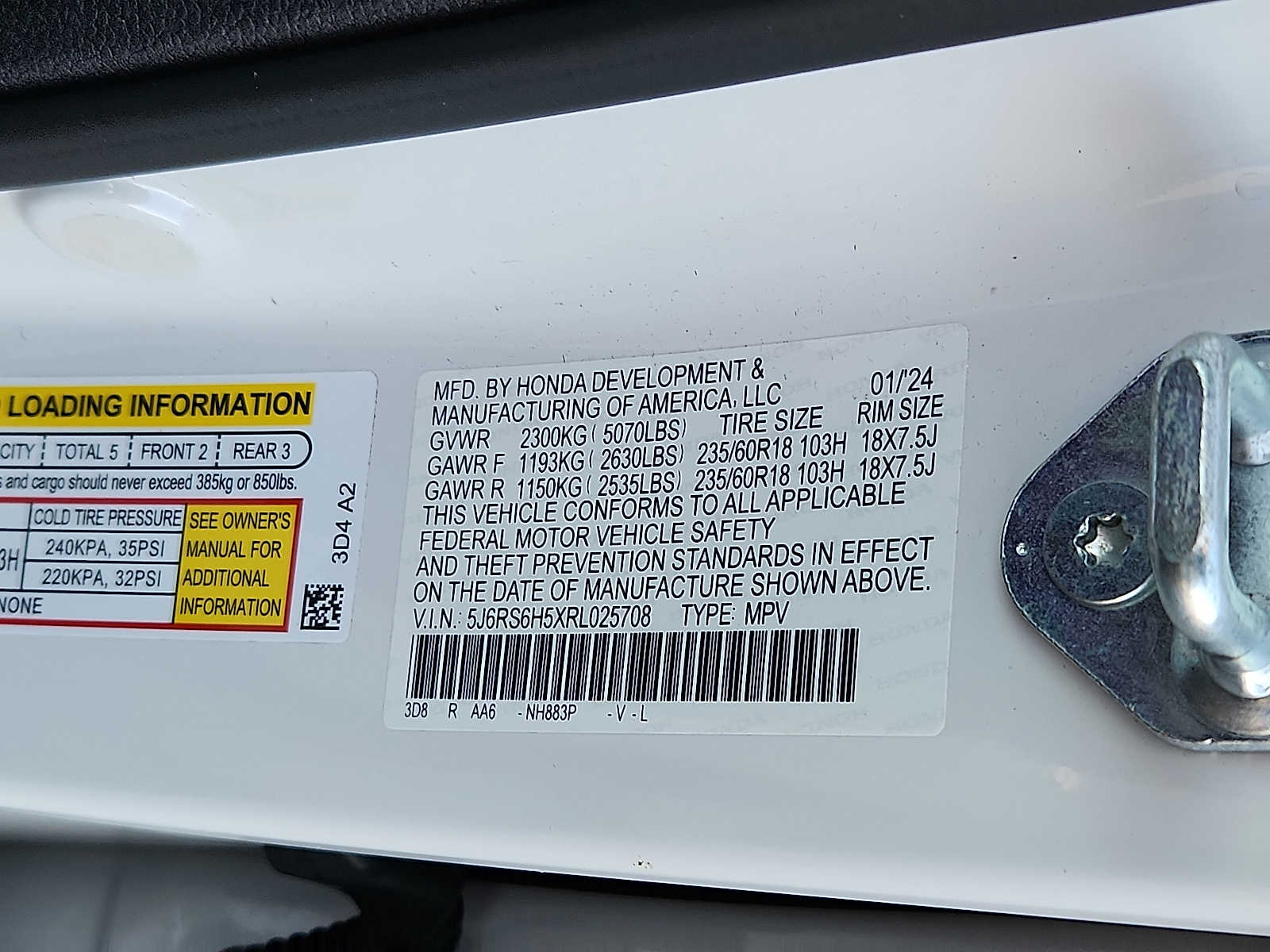 Used 2024 Honda CR-V Hybrid SUV