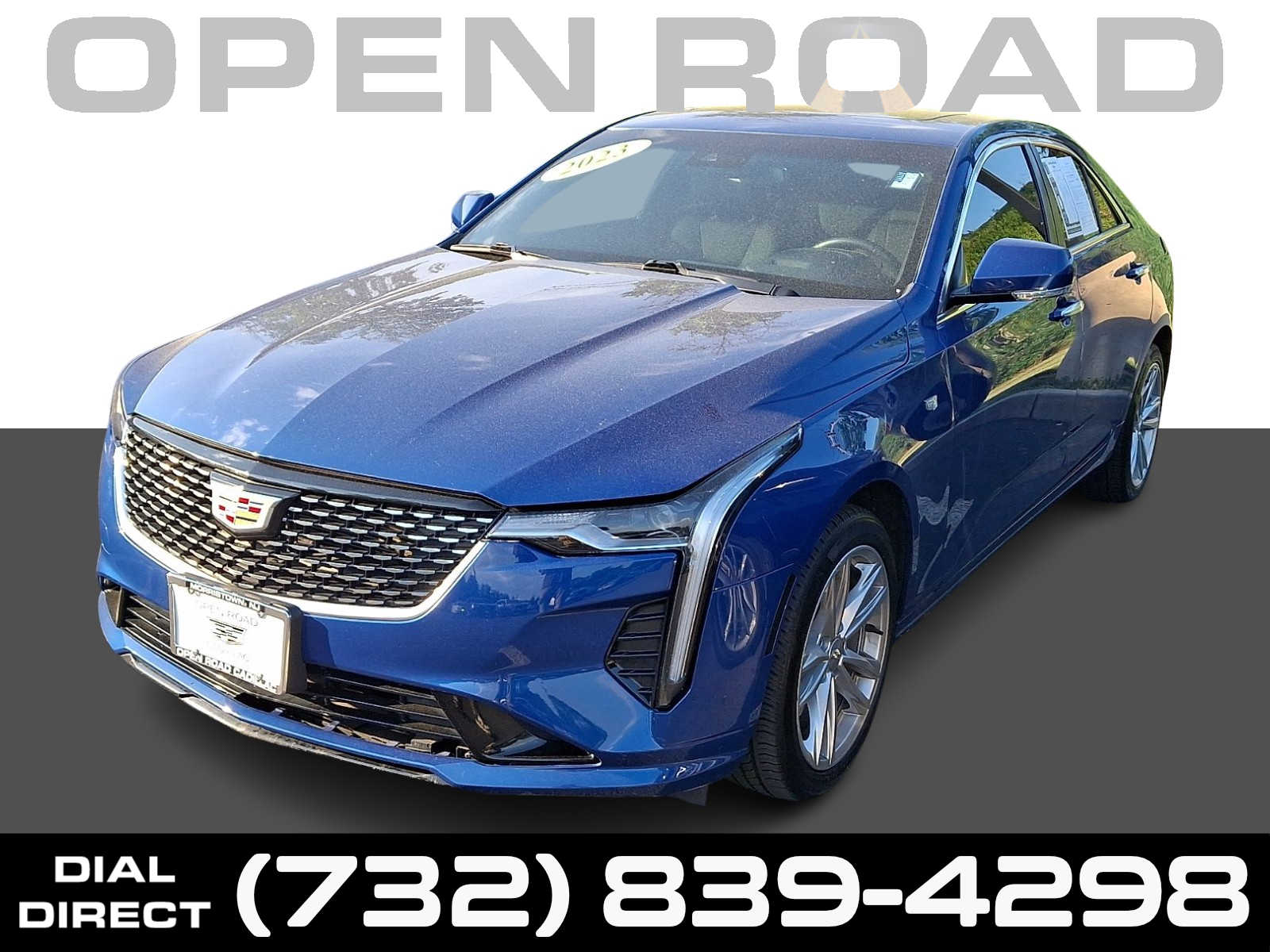 Wave Metallic 2023 Cadillac CT4 Luxury AWD Sedan All-Wheel Drive 8-Speed Automatic