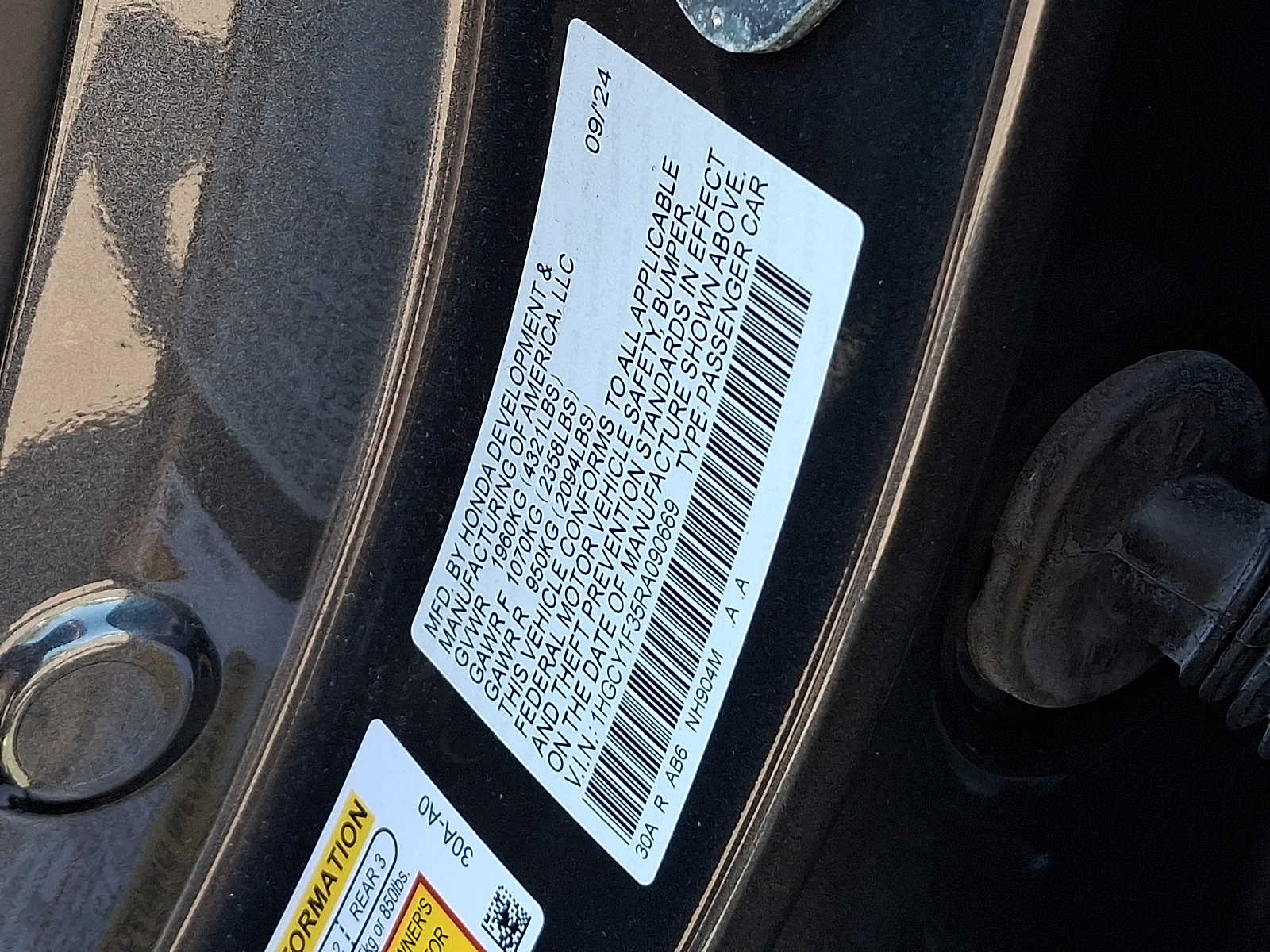 Used 2024 Honda Accord Sedan