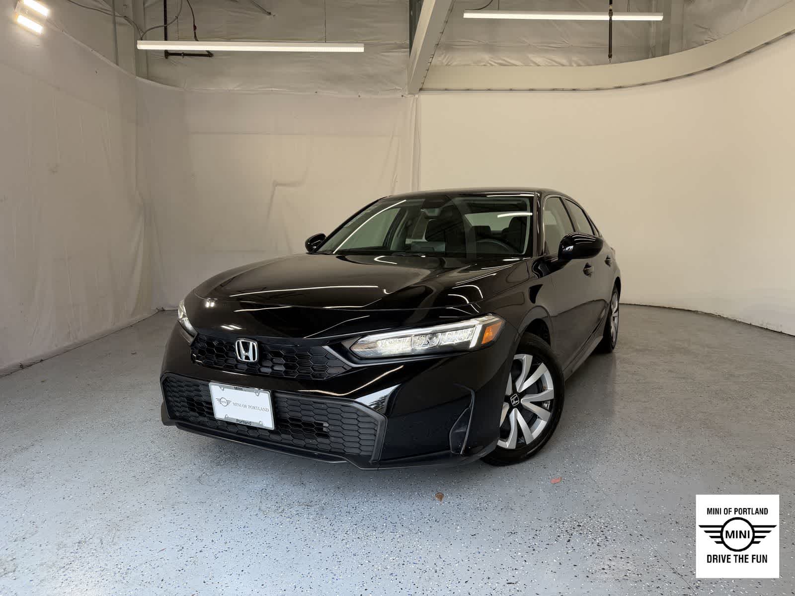Gray 2025 Honda Civic Sedan Front-Wheel Drive Continuously Variable Transmission