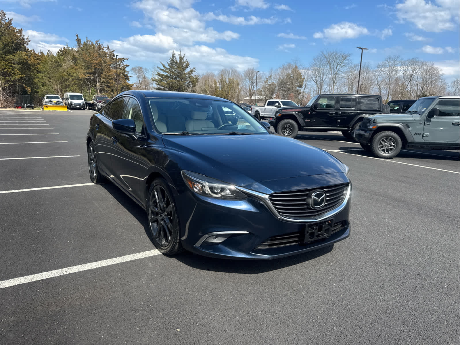 Deep Crystal Blue 2017 Mazda MAZDA6 Grand Touring Sedan FWD Sedan Front-Wheel Drive 6-Speed Automatic