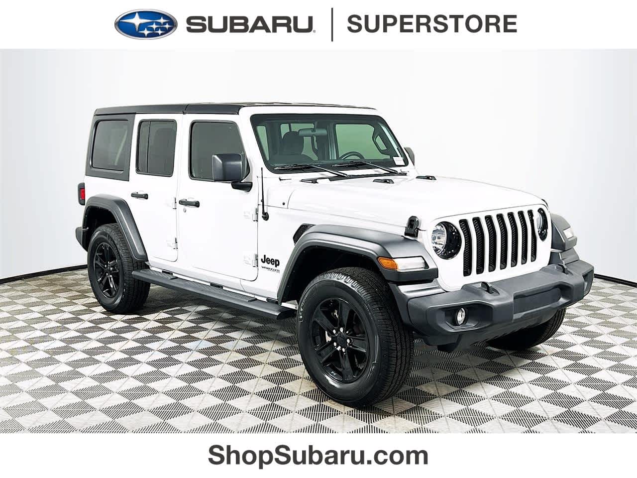 Bright White Clearcoat 2022 Jeep Wrangler Unlimited Sport Altitude 4WD SUV / Crossover Four-Wheel Drive 8-Speed Automatic