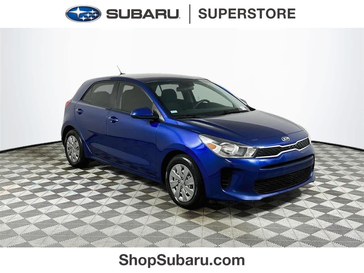 Deep Sea Blue 2020 Kia Rio5 Wagon Front-Wheel Drive Continuously Variable Transmission