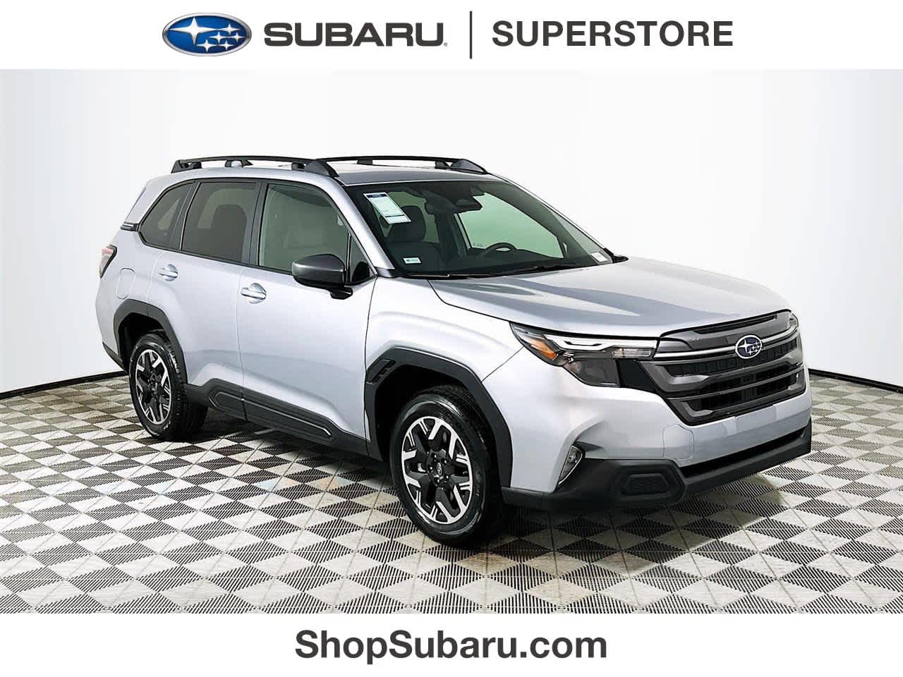 Ice Silver Metallic 2026 Subaru Forester SUV / Crossover All-Wheel Drive Continuously Variable Transmission