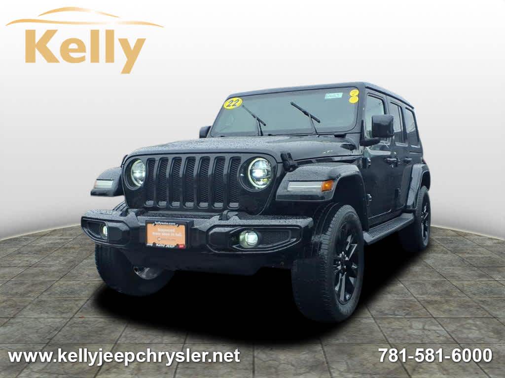 Black Clearcoat 2022 Jeep Wrangler Unlimited High Altitude 4WD SUV / Crossover Four-Wheel Drive 8-Speed Automatic