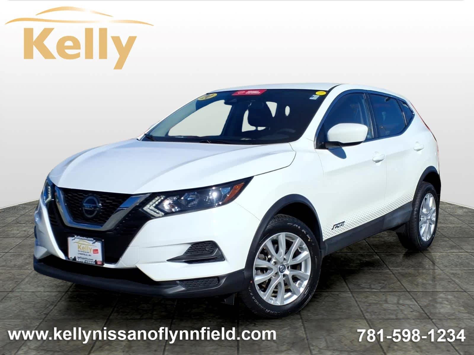 Glacier White 2020 Nissan Rogue Sport SUV / Crossover All-Wheel Drive Continuously Variable Transmission