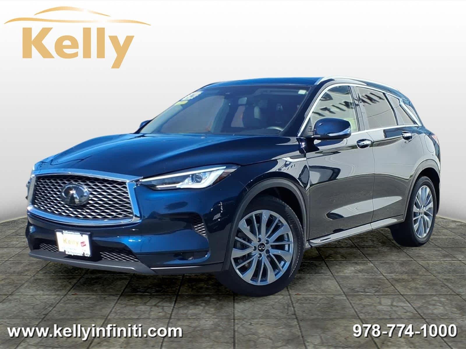 Hermosa Blue 2024 INFINITI QX50 SUV / Crossover All-Wheel Drive Continuously Variable Transmission