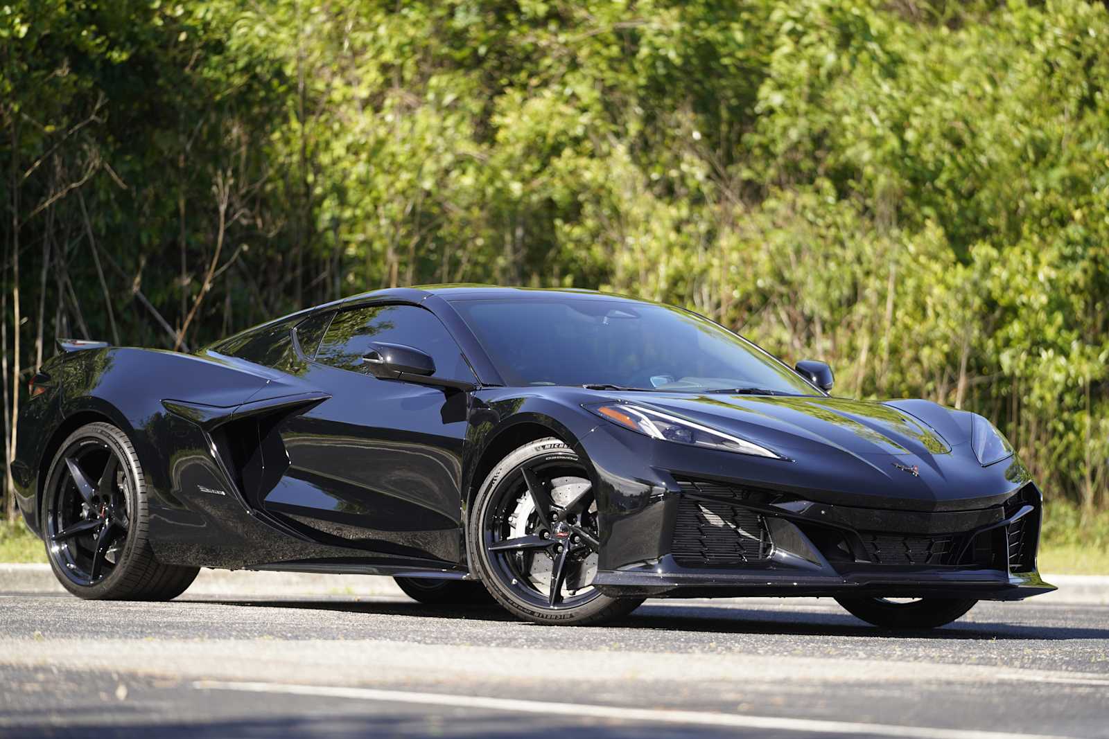 Black 2025 Chevrolet Corvette E-Ray Coupe AWD with 2LZ Coupe All-Wheel Drive 8-Speed Automatic