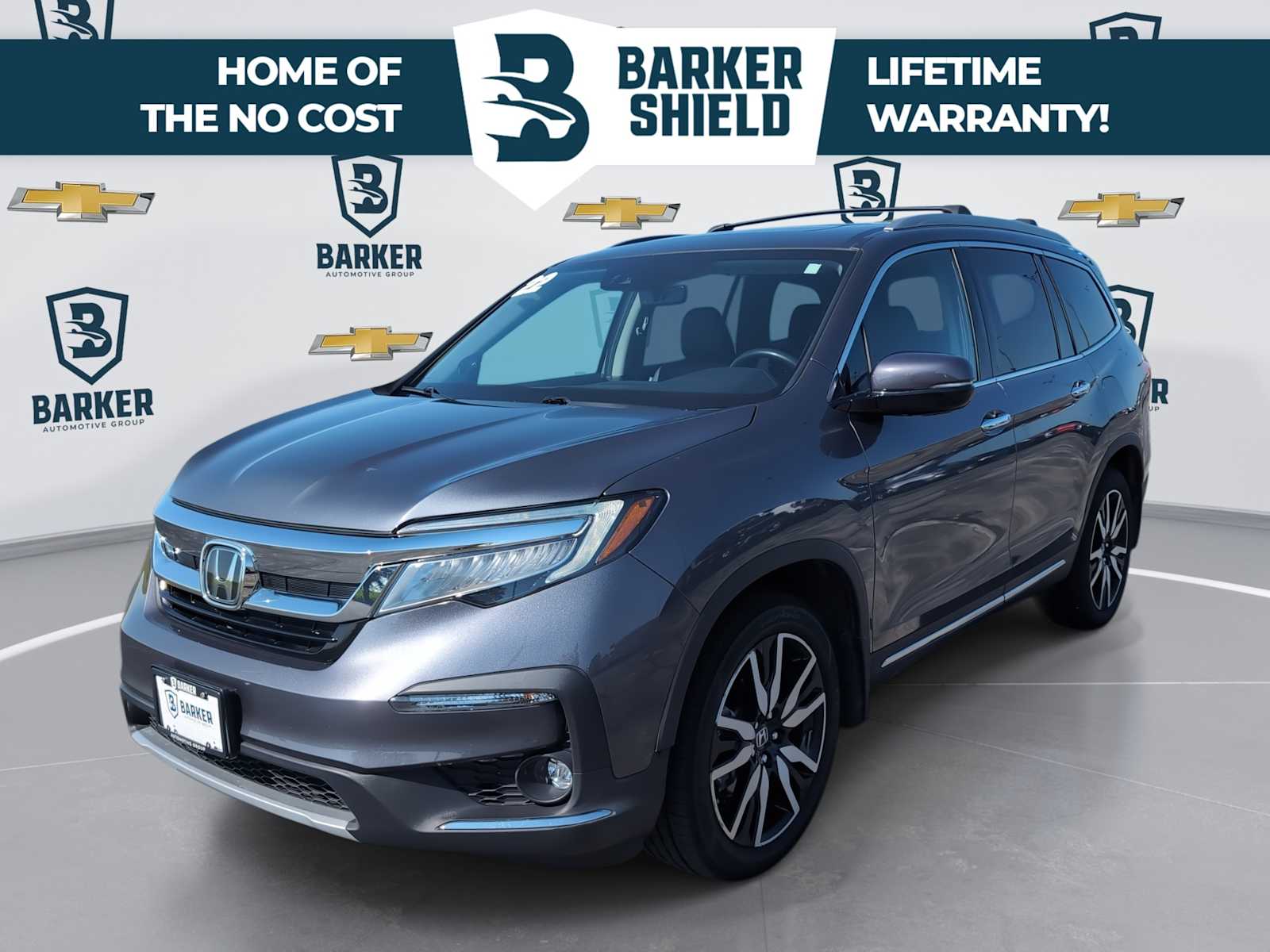 Gray (Modern Steel Metallic) 2022 Honda Pilot SUV / Crossover All-Wheel Drive 9-Speed Automatic