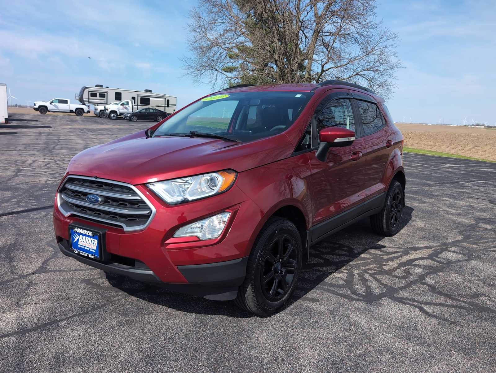 Ruby Red Metallic Tinted Clearcoat 2020 Ford EcoSport SE AWD SUV / Crossover All-Wheel Drive 6-Speed Automatic